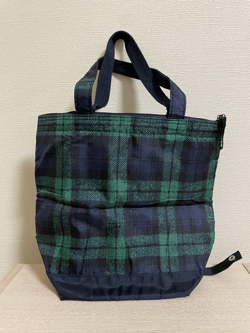 伊勢丹 チェック柄 保冷バッグ エコバッグ コンパクト|mercari