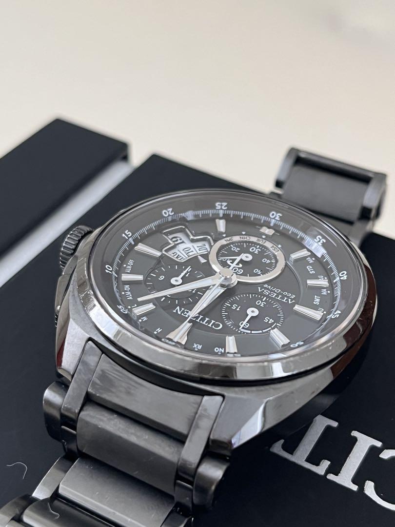 CITIZEN ATTESA アテッサ ATD53-3012 電波時計 チタン