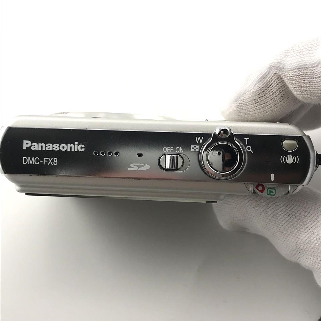 【カード、リーダー付】Panasonic LUMIX DMC-FX8シルバー
