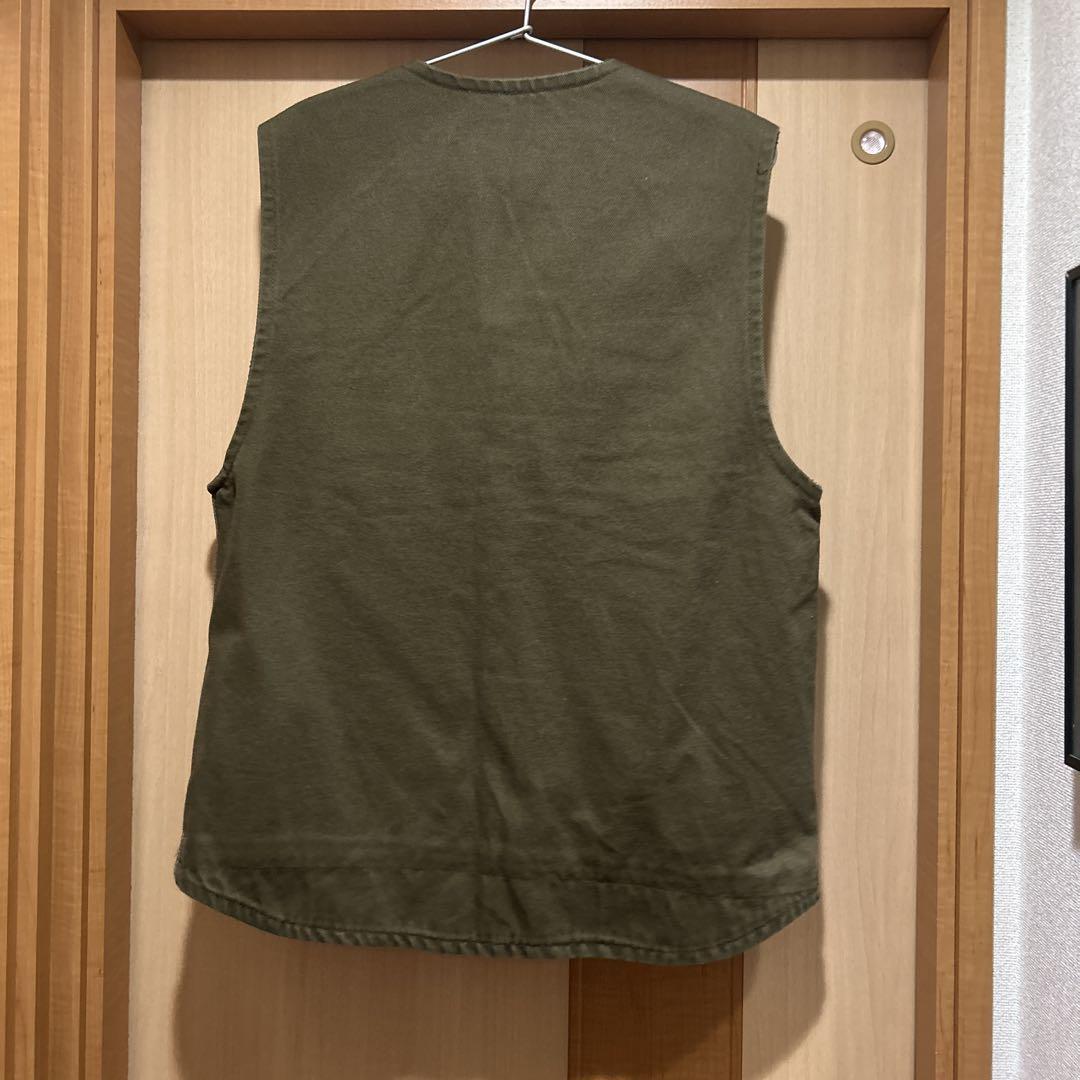 90s カーハート ベスト　裏フリース　USA製