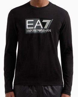 エンポリオ アルマーニ EA7 Visibility 長袖Tシャツ ブラック L