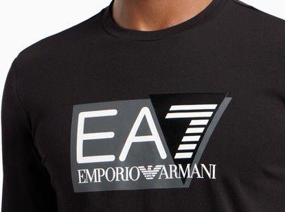 エンポリオ アルマーニ EA7 Visibility 長袖Tシャツ ブラック L