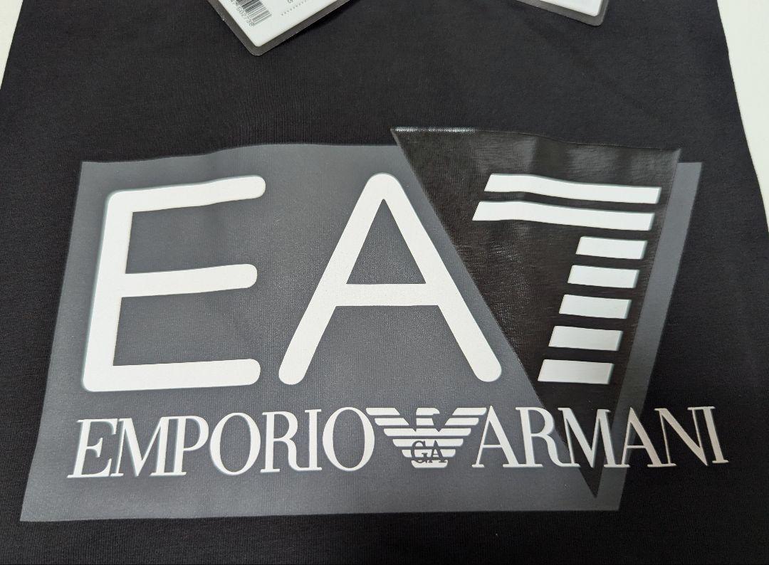 エンポリオ アルマーニ EA7 Visibility 長袖Tシャツ ブラック L