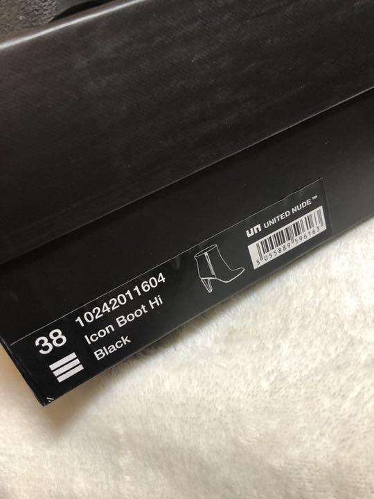 united nude Icon Boot Hi 黒 38/24.5 激レア アウトドア用ストーブ nude united Icon 激レア 黒 38/24.5 Hi Boot ブーツ