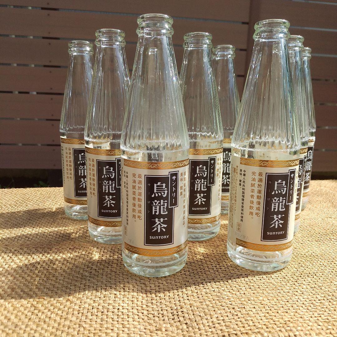 サントリー烏龍茶 空き瓶 200ml 9本 昭和レトロ ペプシ - メルカリ