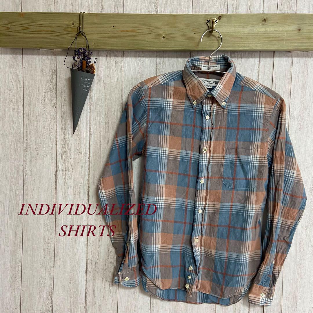 individualized shirts USA製 ネルシャツ　チェック