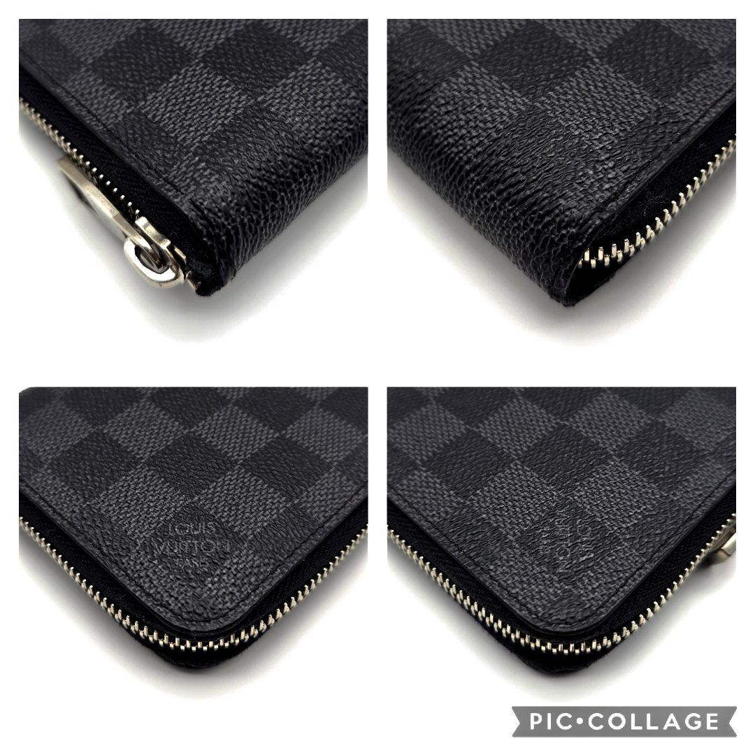 ヤンパパ様　ヴェルティカル　ダミエグラフィット　ジッピーウォレット　長財布