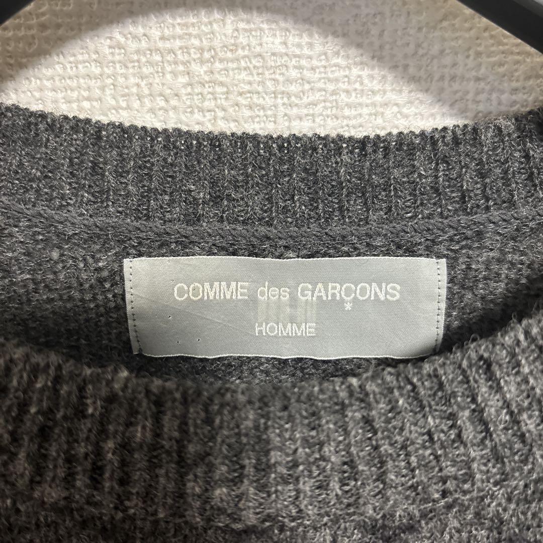 COMME des GARÇONS HOMME グレー ニット