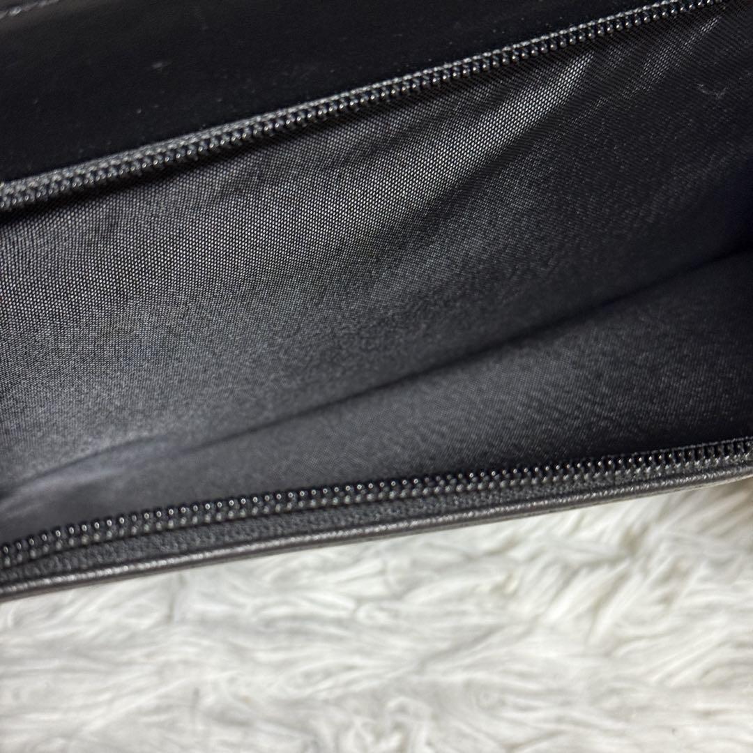 極美品✨タケオキクチ　ビジネスバッグ　高級レザー　A4 PC収納　ブラック