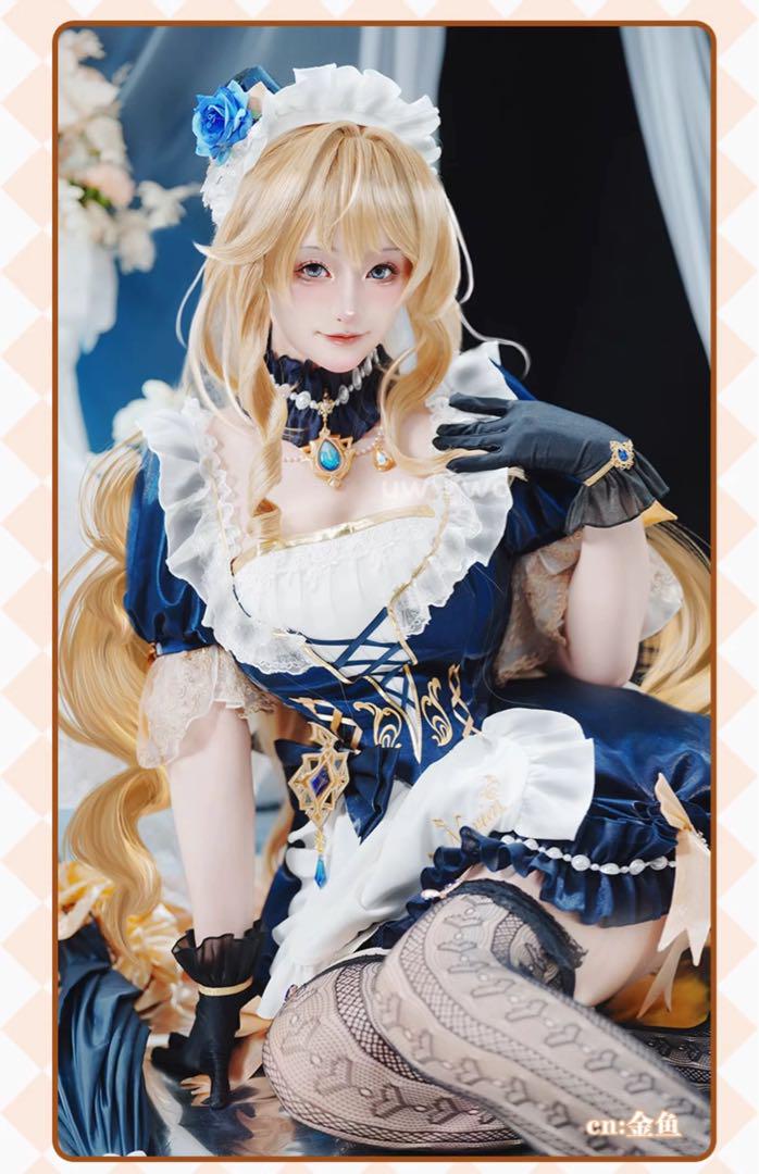 UWOWO 原神　ナヴィア　メイド服　コスプレ衣装