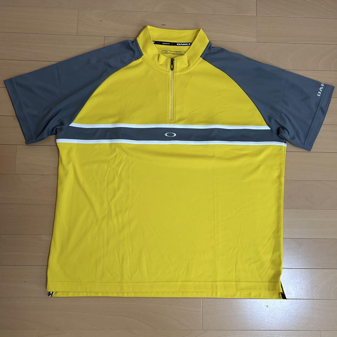 美品 00's OAKLEY オークリー 1/4ジップ Tシャツ XL y2k