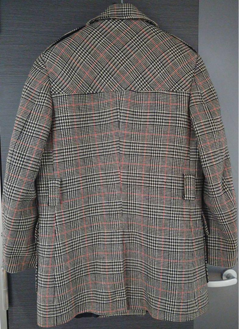 70年代アメリカ製MalcomKennethウールビンテージコート　千鳥チェック