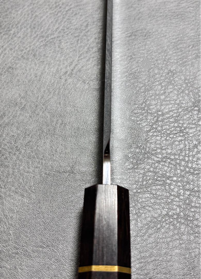 270mm柳刃包丁 鏡面　黒檀八角柄 刺身包丁