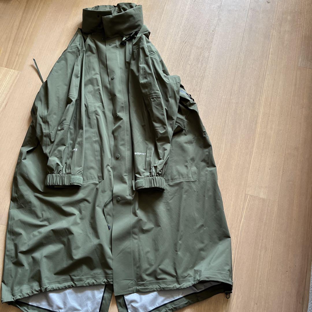 美品】HYKE ハイク PERTEX シェルコート サイズ5 XXL カーキ
