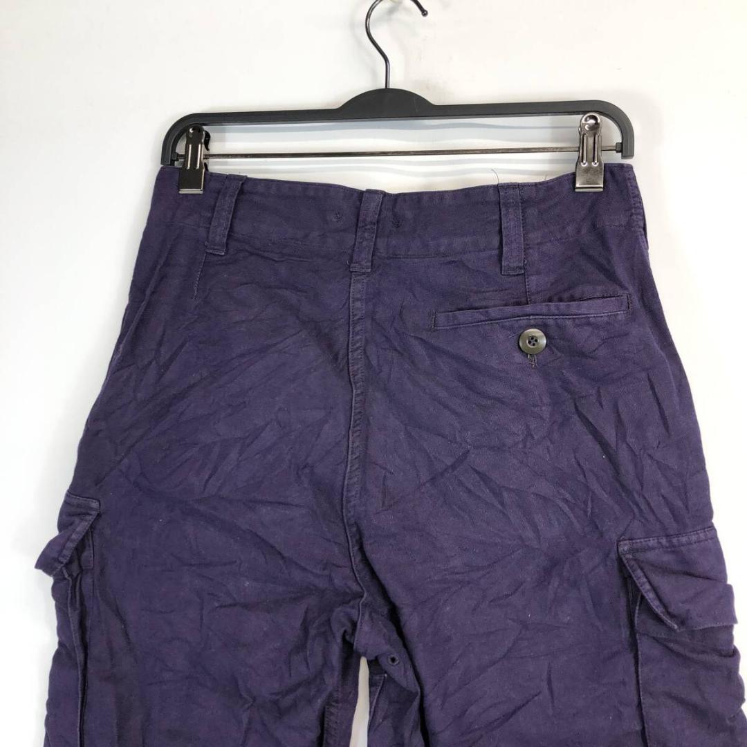 ドイツ軍 90s ミリタリーカーゴパンツ 後染め 紫 - メルカリ