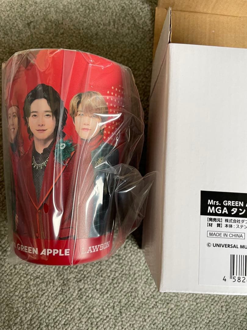 トレカおまけつき　ローソン×Mrs. GREEN APPLE MGAタンブラー