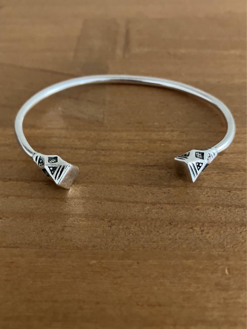 美品＜Touareg Silver＞ SILVER BANGLE