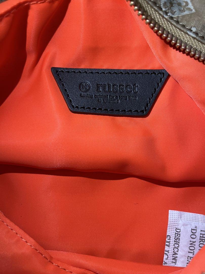 【新品未使用】russet ベージュ パターン マザーズバッグ