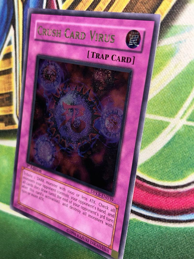 遊戯王　死のデッキ破壊ウイルス　英語版　レリーフ　1st DPKB
