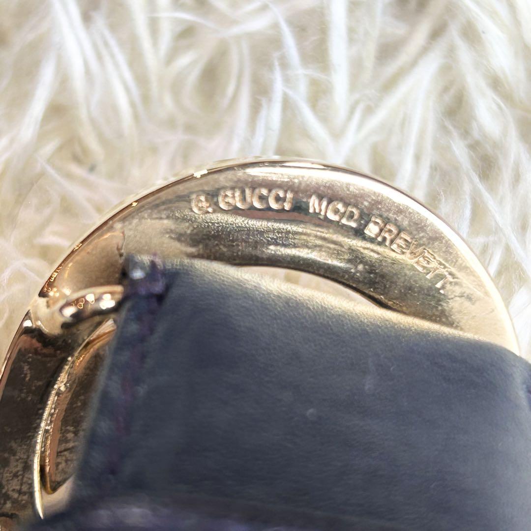 【GUCCI✨️GGバックル ベルト】 イタリア製 純正 正規品 グッチ 黒 金
