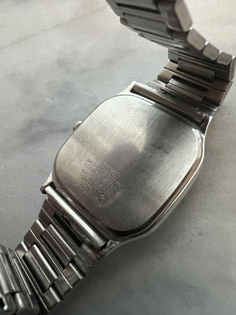 【電池交換済み】 SEIKO セイコー SQUARE クオーツ vintage