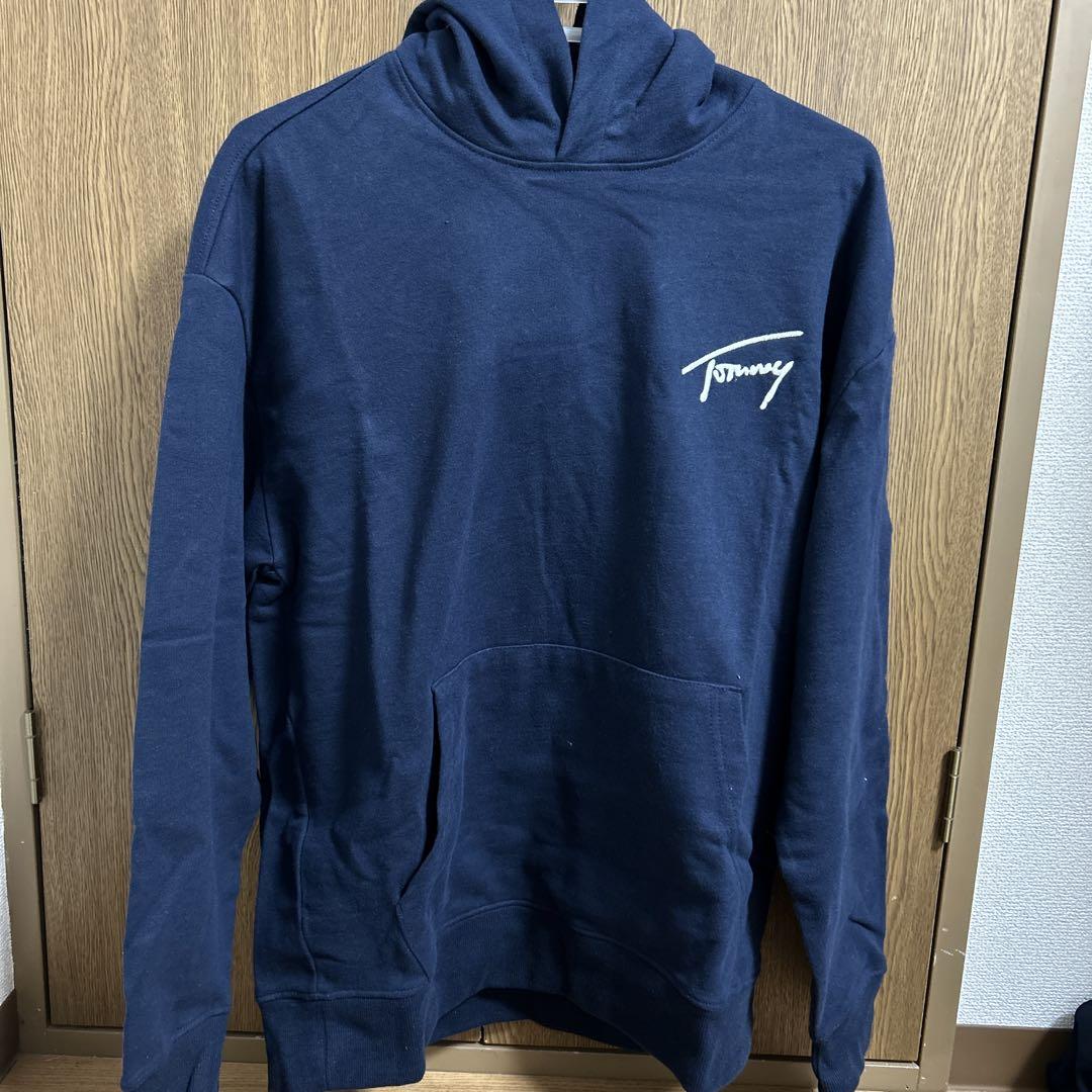 TOMMY JEANS ネイビー パーカー S