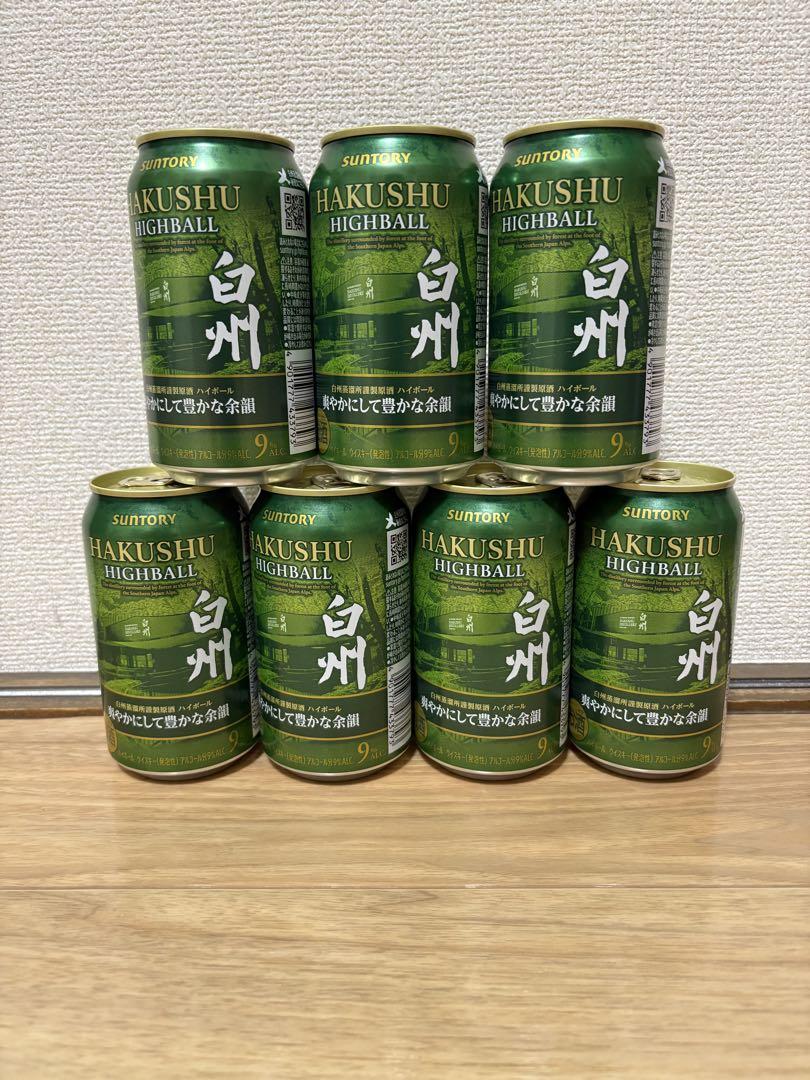 SUNTORY 白州プレミアムハイボール 350ml缶×7本