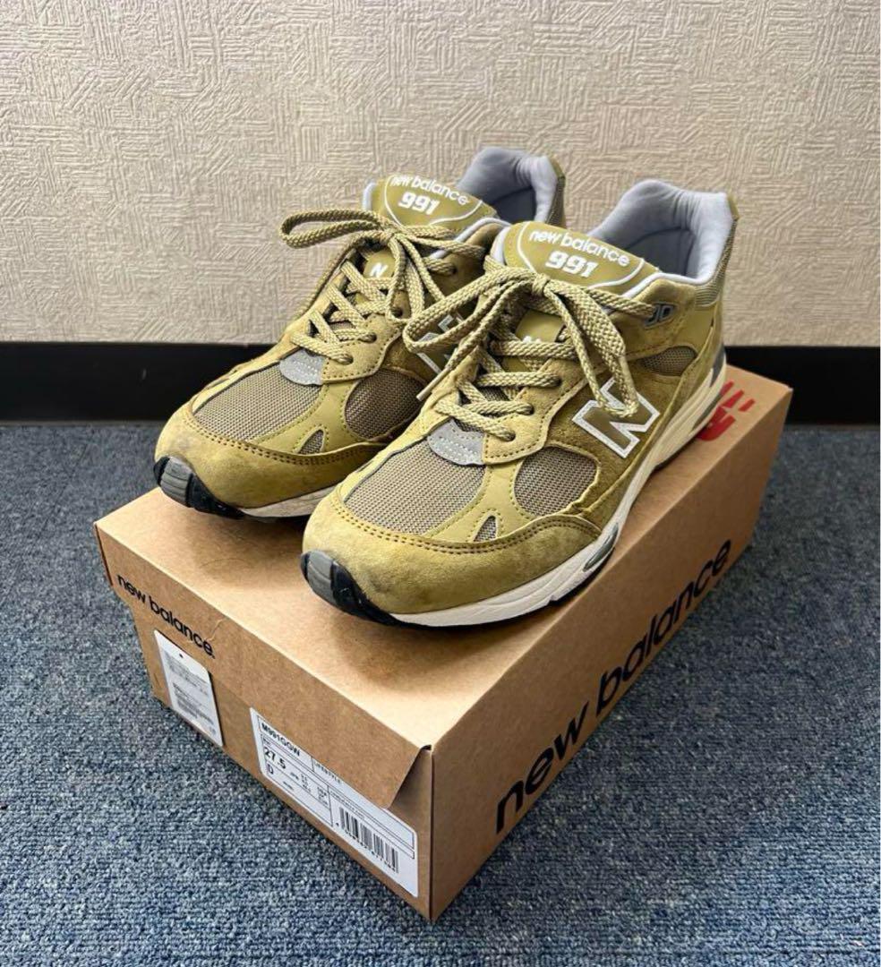 New Balance M991GGW グリーン27.5cm ニューバランススニーカー