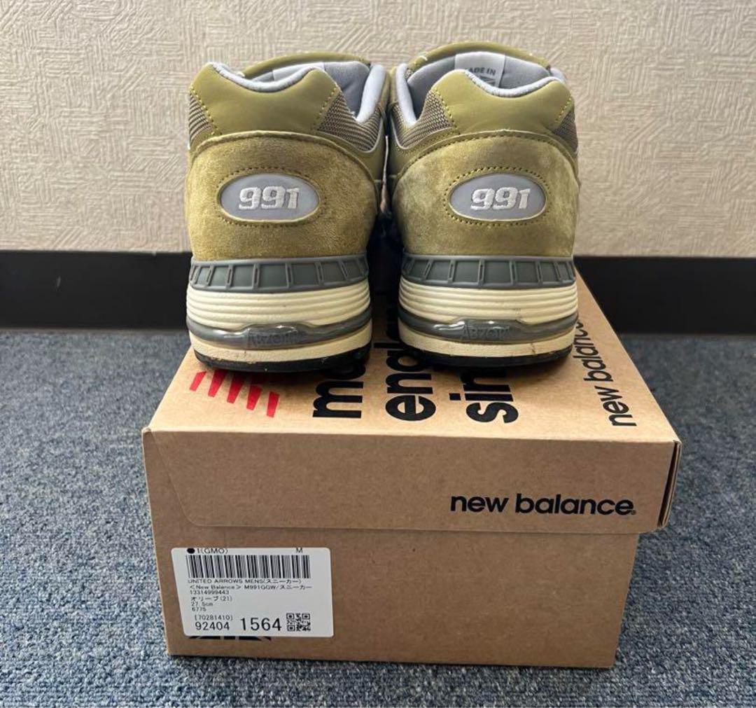 New Balance M991GGW グリーン27.5cm ニューバランス