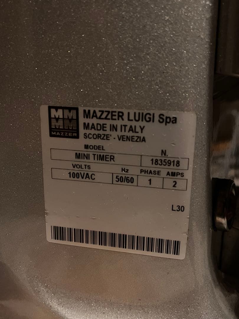 MAZZER 電動コーヒーミル シルバー MAZZER 電動コーヒーミル シルバー