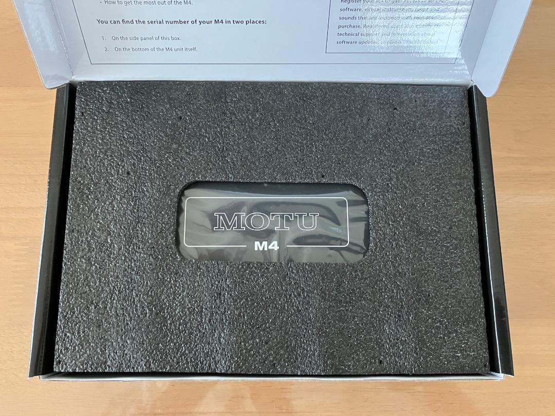 MOTU M4 新品未使用 USBオーディオインターフェース