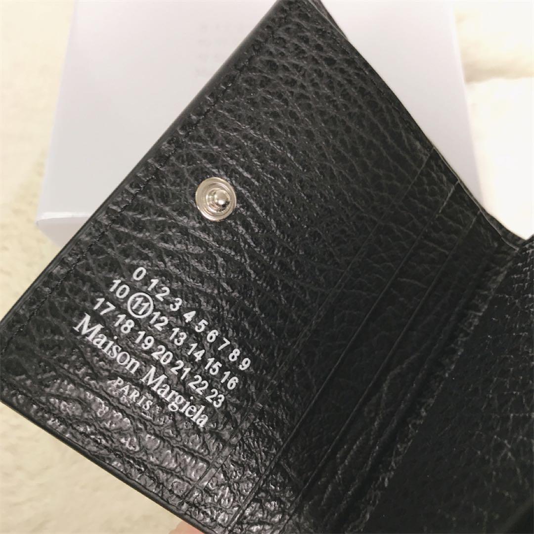 送料無料 ギフト Maison Margiela 二つ折り財布 オイルワックス 小物