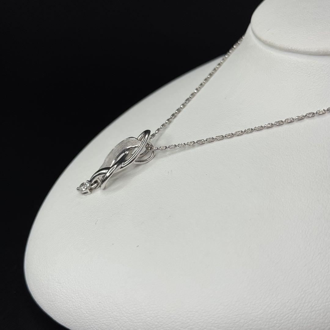 充実の品 田村俊一 K18WG ペンダント ダイヤモンド ホワイトゴールド アクセサリー