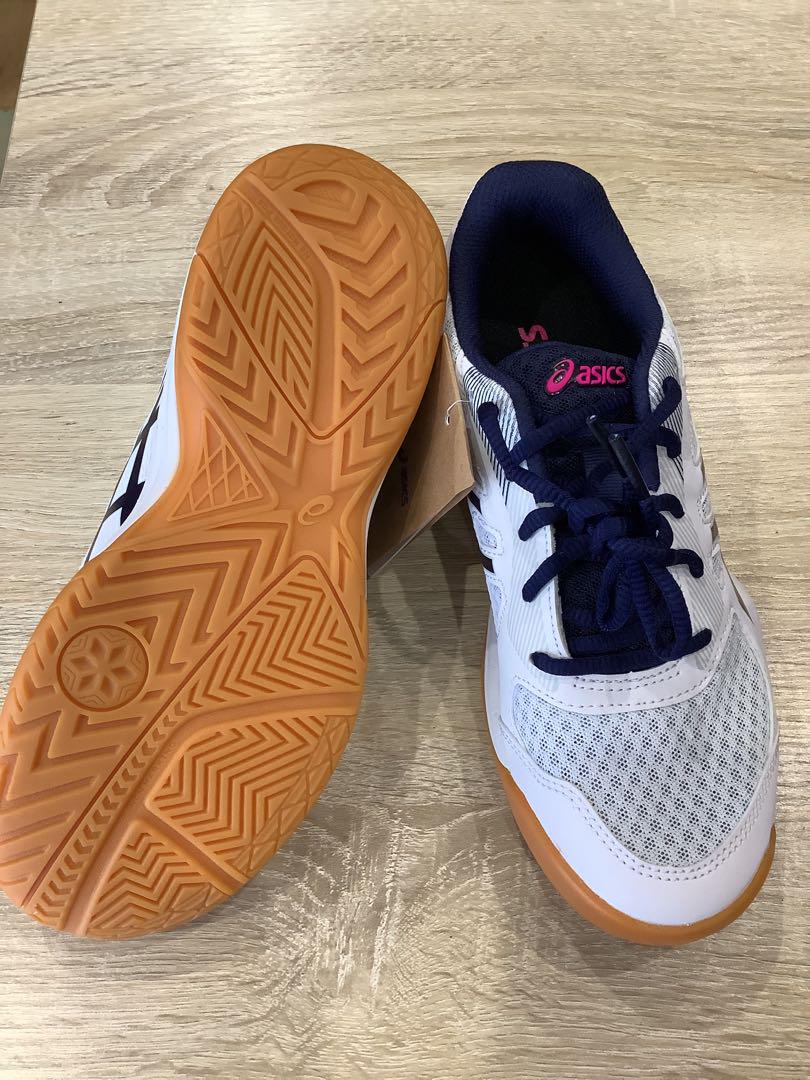 アシックス asics バレーボールシューズ jr 24㎝ 白紺 箱無し