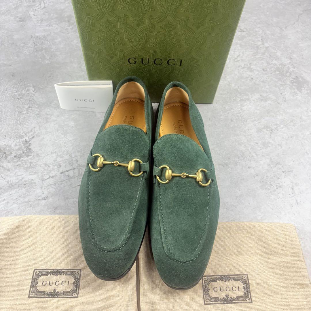 未使用品　GUCCIグッチ ヨルダーン ローファー 7.5 ホースビット
