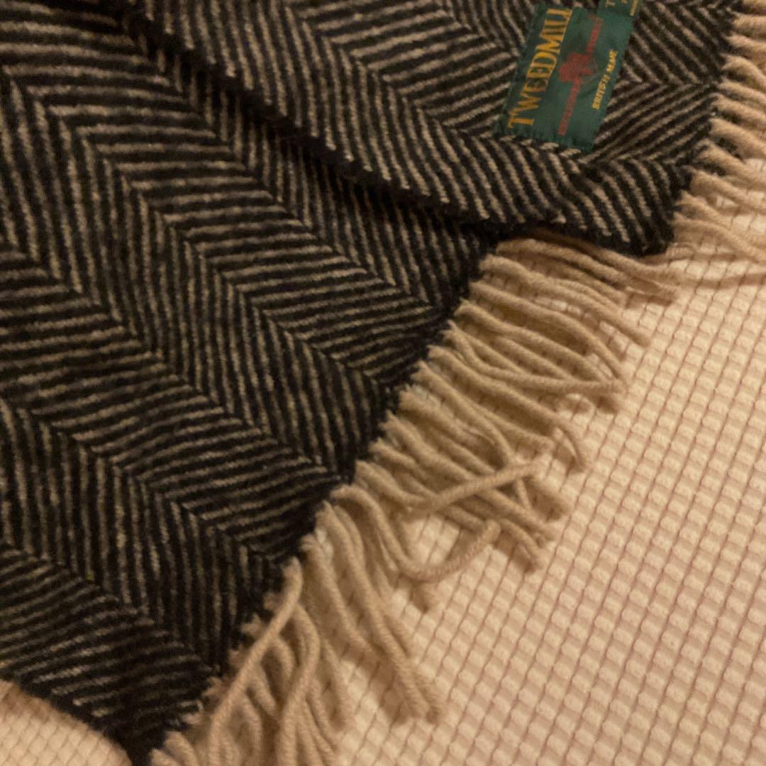 TWEEDMILL ツウィードミル　イギリス製　大判　ブランケット
