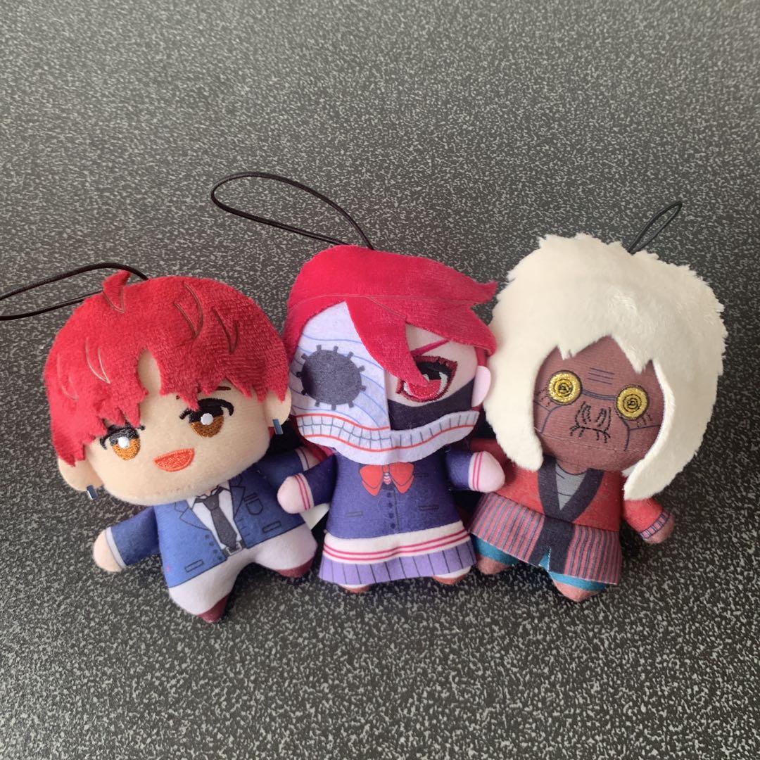 【新品❤️未使用】ナムコ限定ダンダダンちみっともぬいぬいぐるみアニメ変身3種セット TVアニメ『ダンダダン』 ちみっともぬい～ナムコキャンペーン