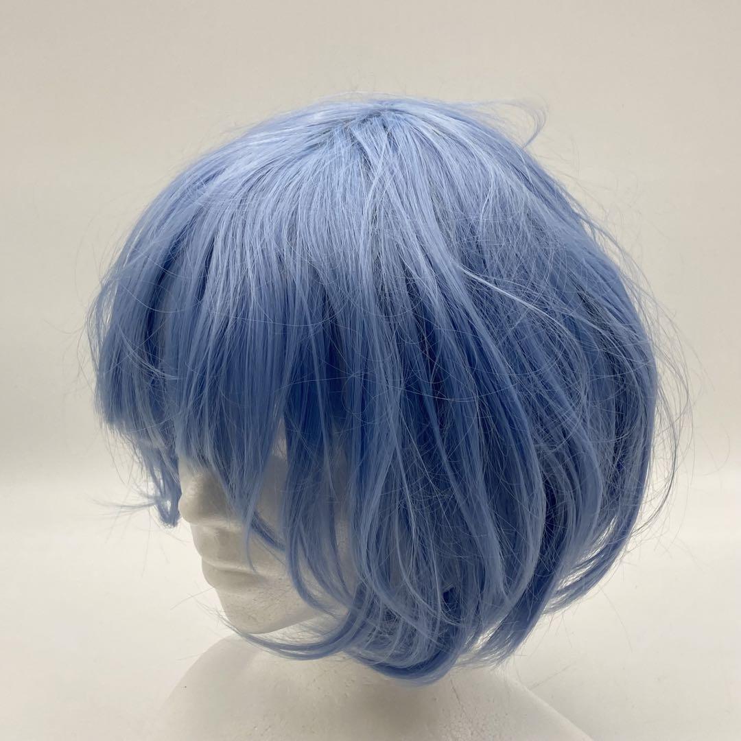 EVANGELION シャツ ジャンパースカート リボン コスプレ 白 空色