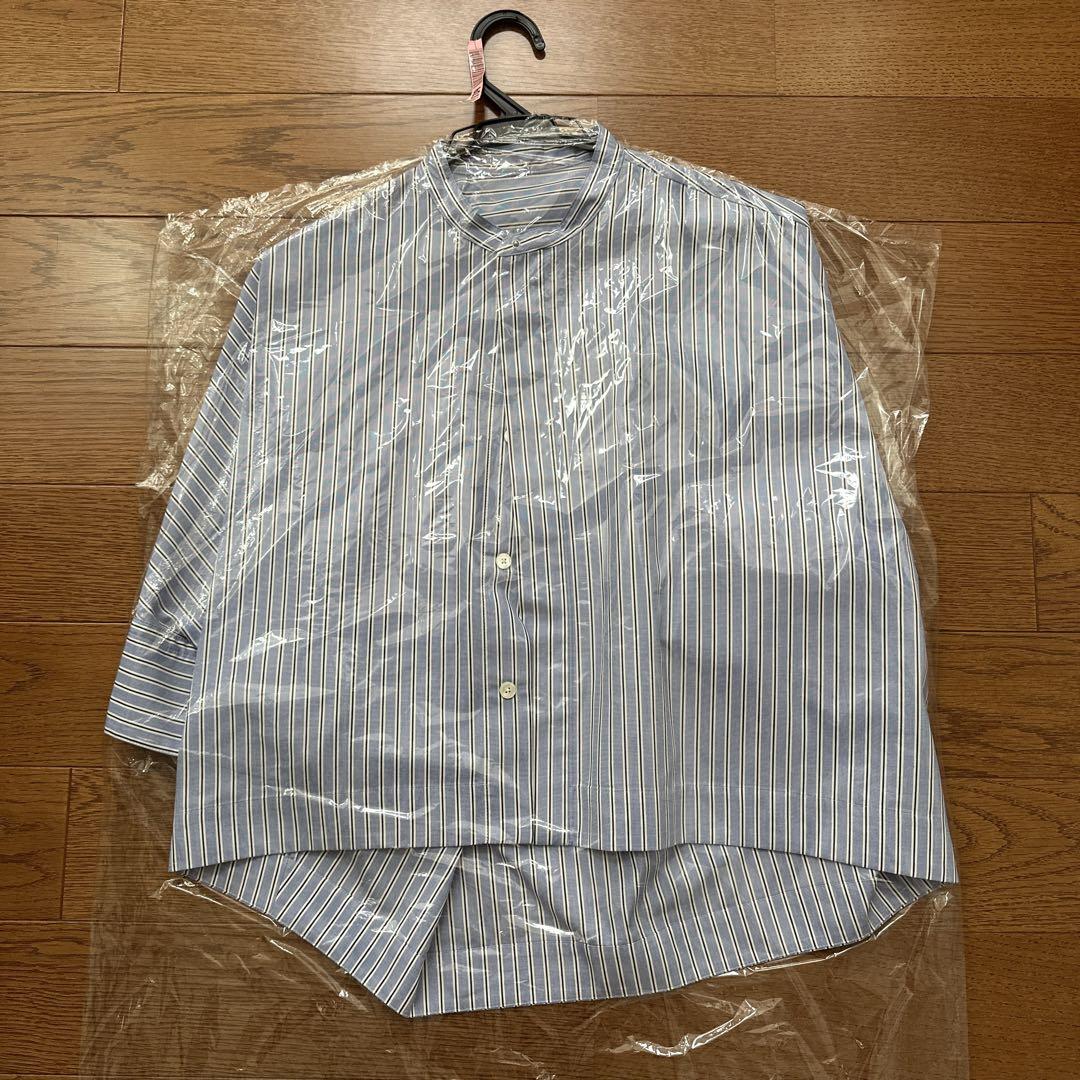 MACPHEE コットンブロードバンドカラークロップドシャツ 36