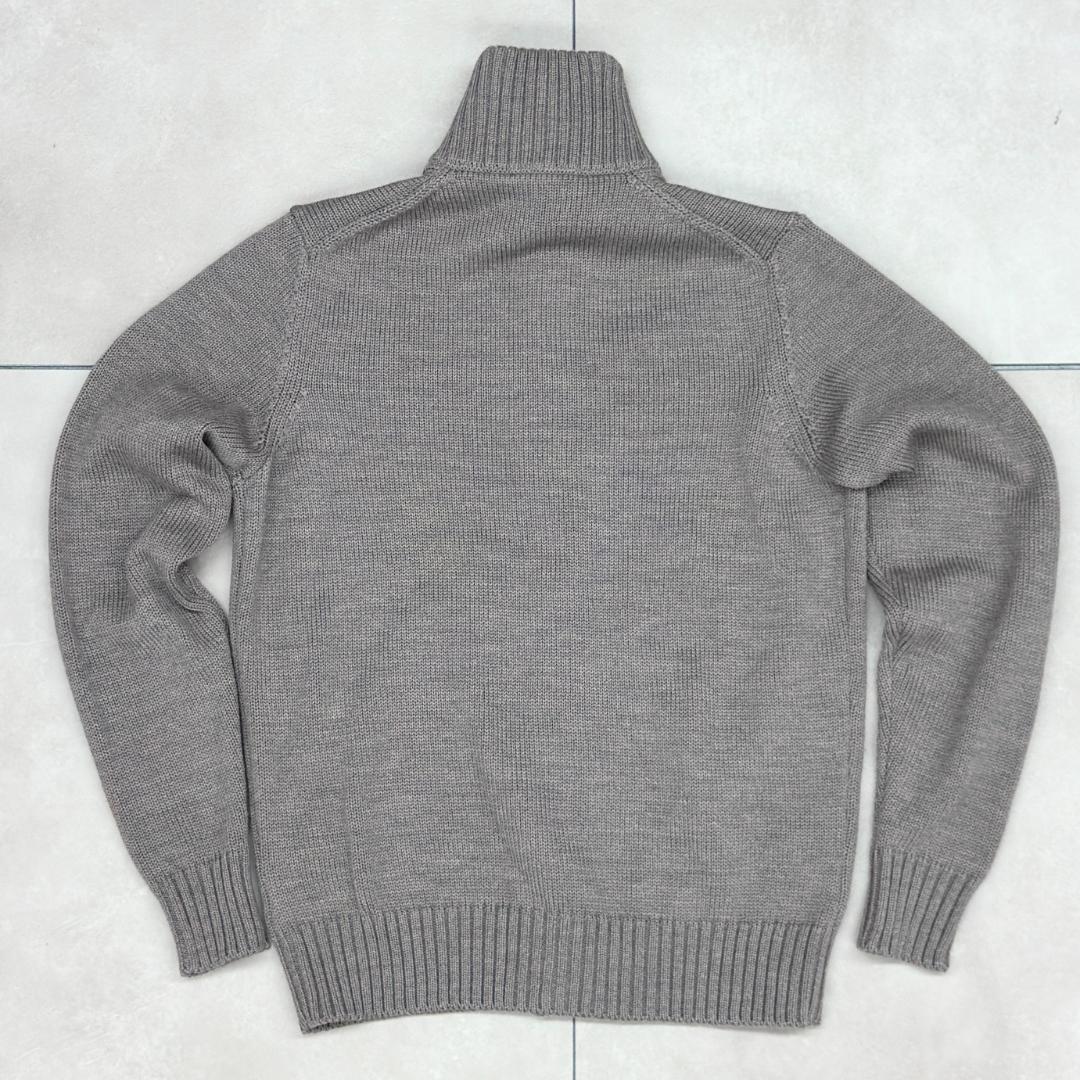 【23AW】ザノーネ キョート 5G ニット カーディガン グレージュ 46