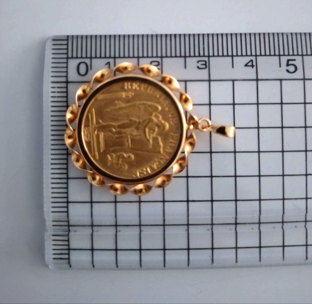 K21.6 20フラン金貨 ペンダントトップ 93,600円でお買取りさせて