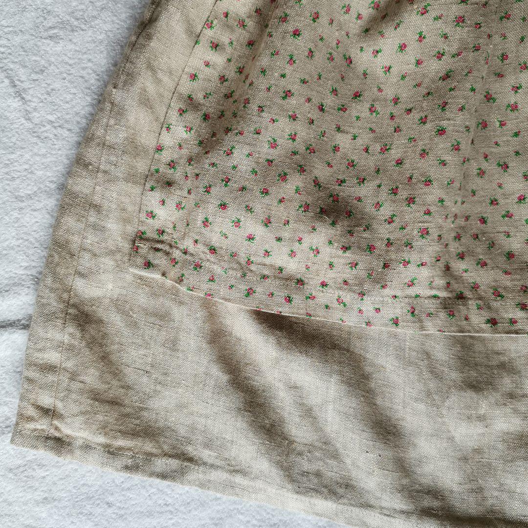 新品 4y yellow pelota イエローペロタ リネンエプロン