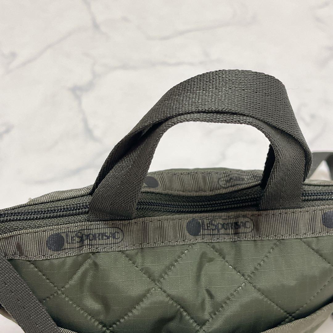 【未使用＊完売品】レスポートサック ミニショルダーバッグ　ポシェット カーキ