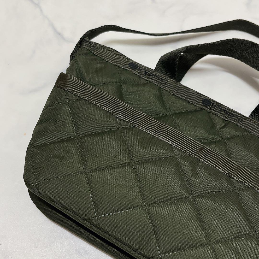 【未使用＊完売品】レスポートサック ミニショルダーバッグ　ポシェット カーキ