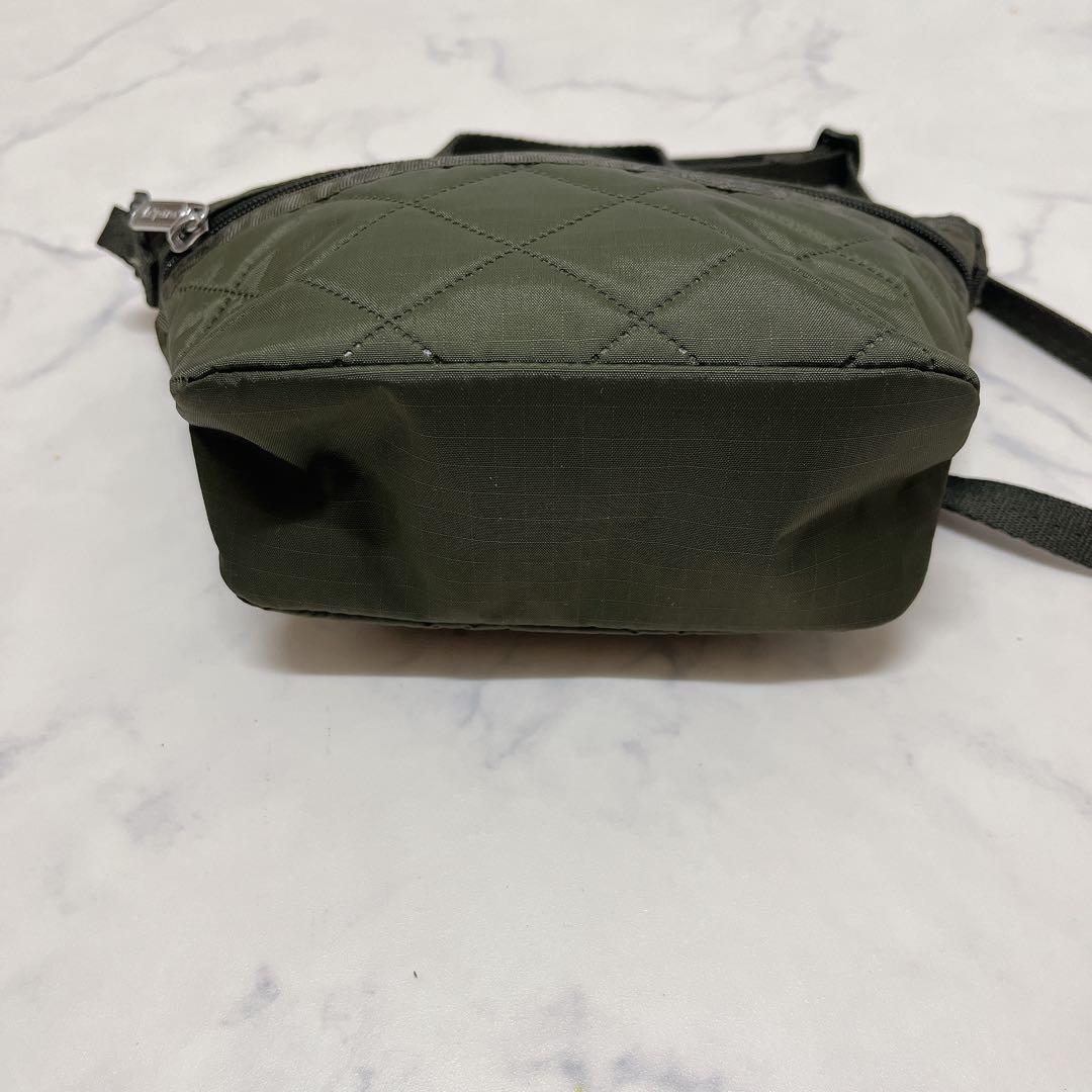 【未使用＊完売品】レスポートサック ミニショルダーバッグ　ポシェット カーキ