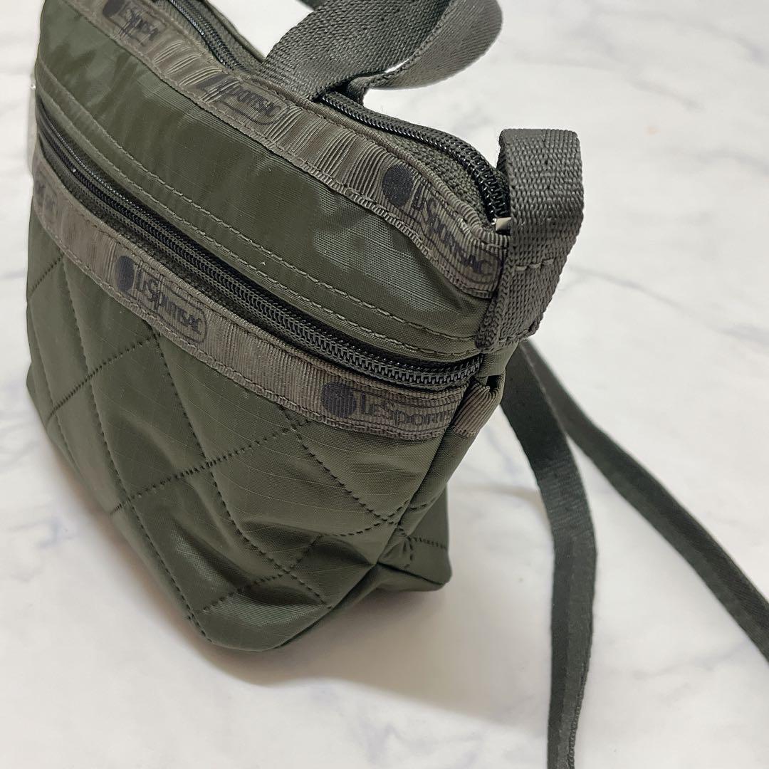 【未使用＊完売品】レスポートサック ミニショルダーバッグ　ポシェット カーキ