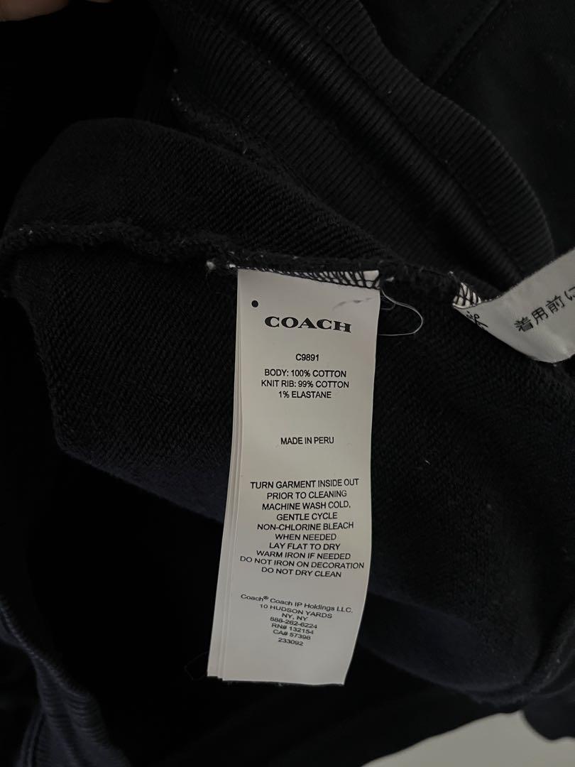 COACH ネイビーブルー　スウェット トレーナー　フリー