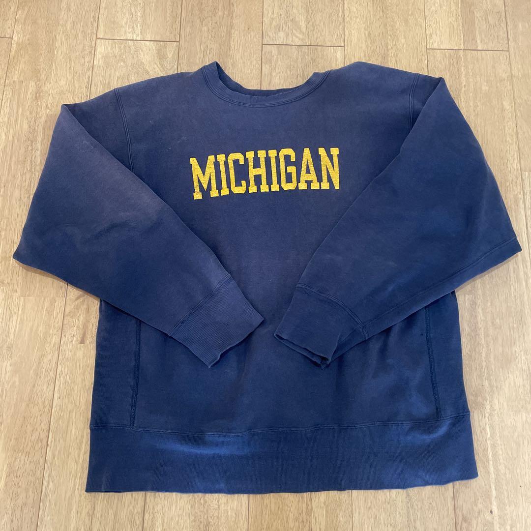 80s champion チャンピオン リバースウィーブ ミシガン トリコタグスウェット