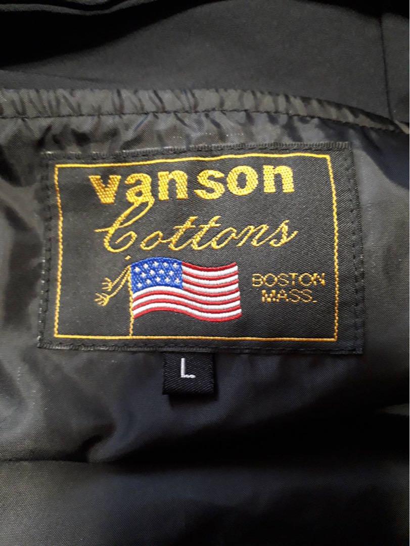 最終※1度着用 希少 VANSON✕トムとジェリー 刺繍 ナイロン L