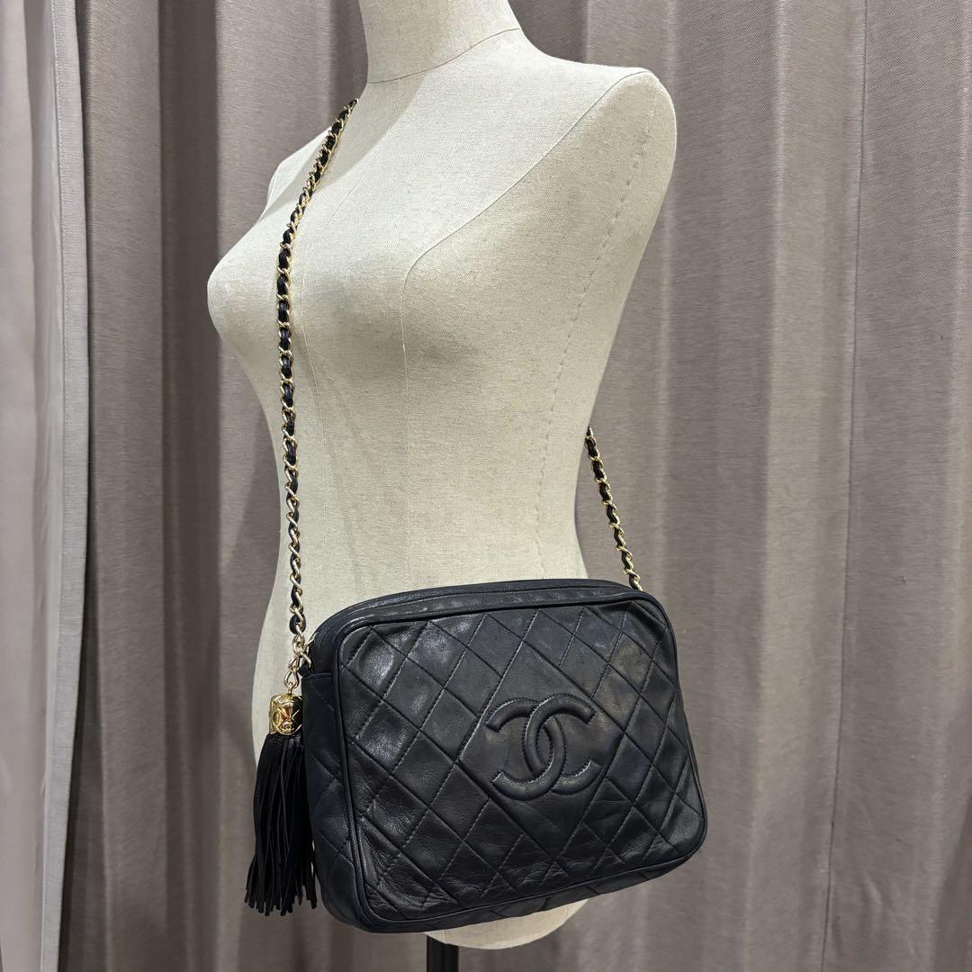 楽天市場】CHANEL シャネル CC ココマーク マトラッセ フリンジ